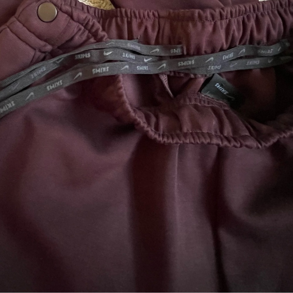 NWOT NIKE x SKIMS Women’s Matte Tricot Side Snap Pant-Currant- S (Oversized) - Picture 5 of 7